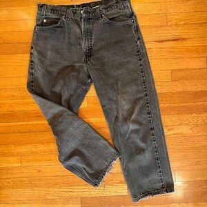 Levi's Women's Charcoal Straight Jeans